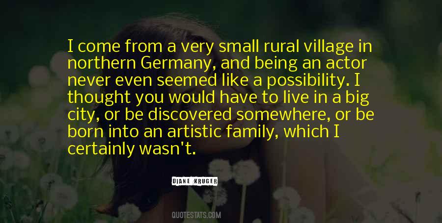 Small Village Quotes #727744
