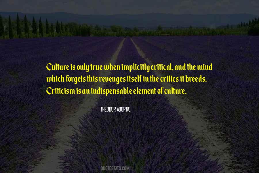 Adorno Culture Quotes #1085153