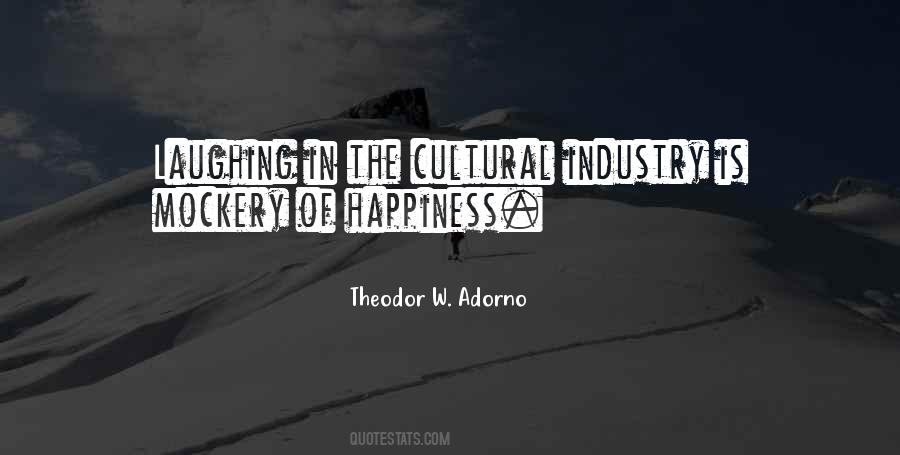 Adorno Culture Quotes #1315308