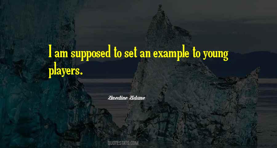 Set An Example Quotes #796080