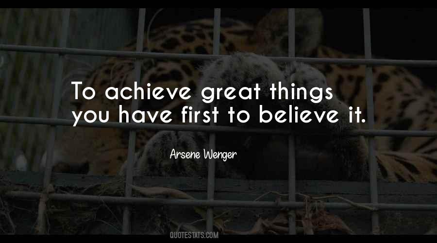 Believe Achieve Quotes #154883