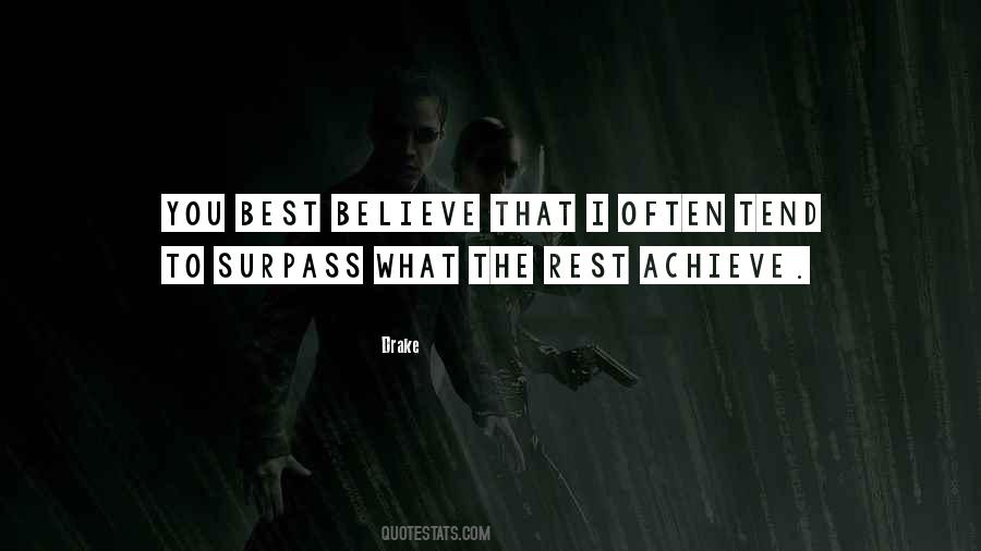 Believe Achieve Quotes #226671