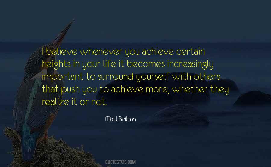 Believe Achieve Quotes #378128