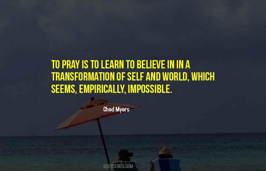 Believe And Pray Quotes #1678354