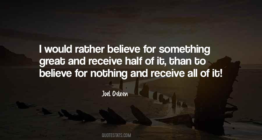 Believe And Receive Quotes #1264803