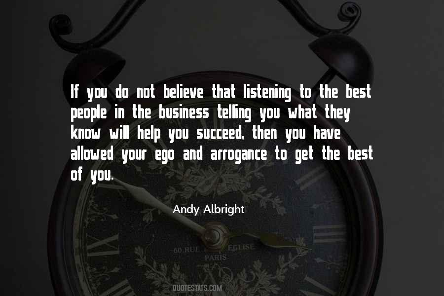 Believe And Succeed Quotes #1687341