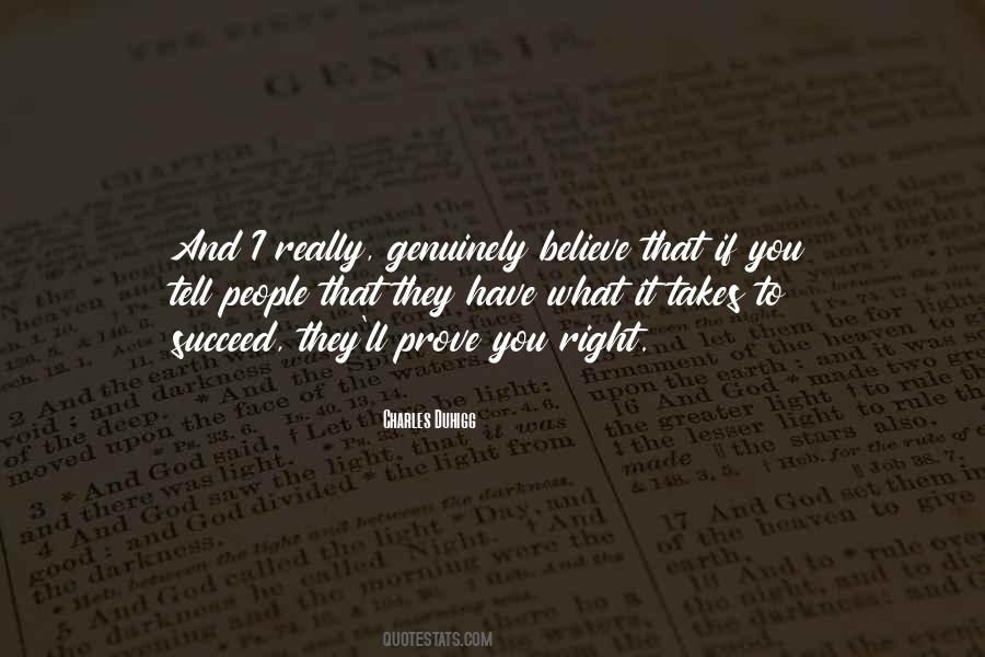 Believe And Succeed Quotes #438389