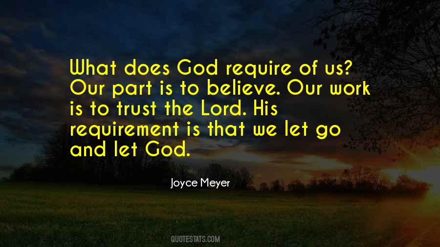 Believe And Trust God Quotes #403361
