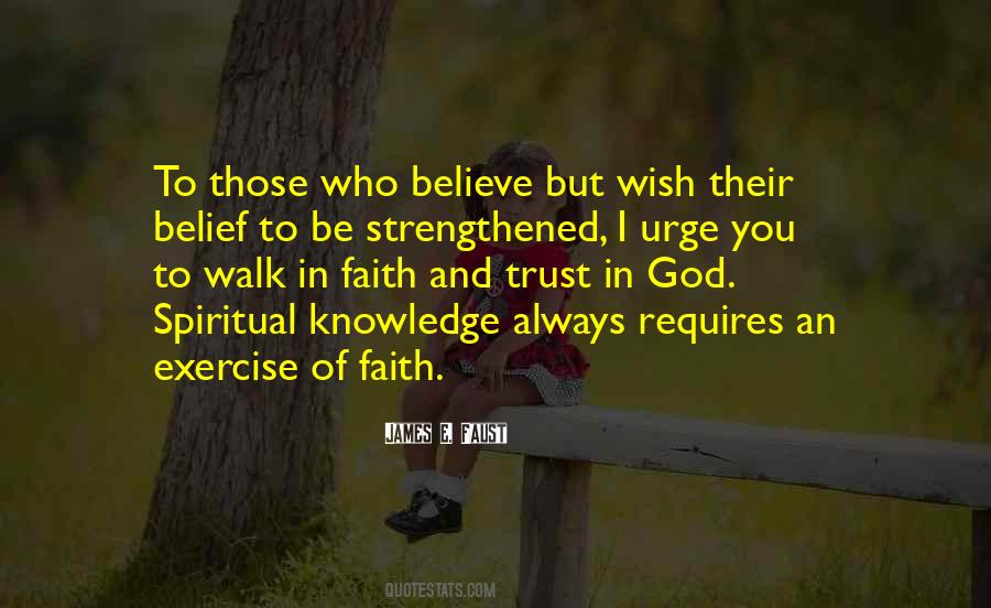 Believe And Trust God Quotes #972803