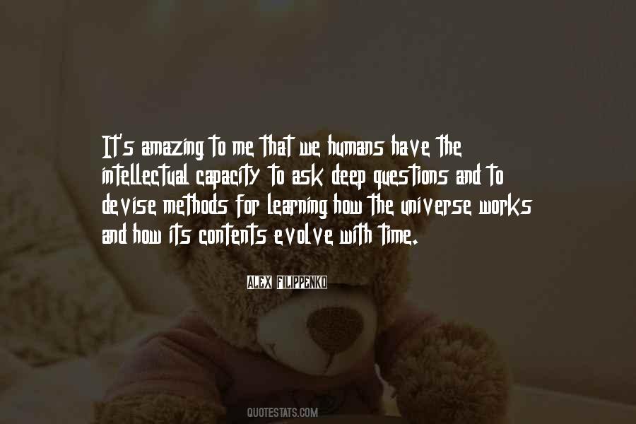 Quotes About The Universe And Humans #1411