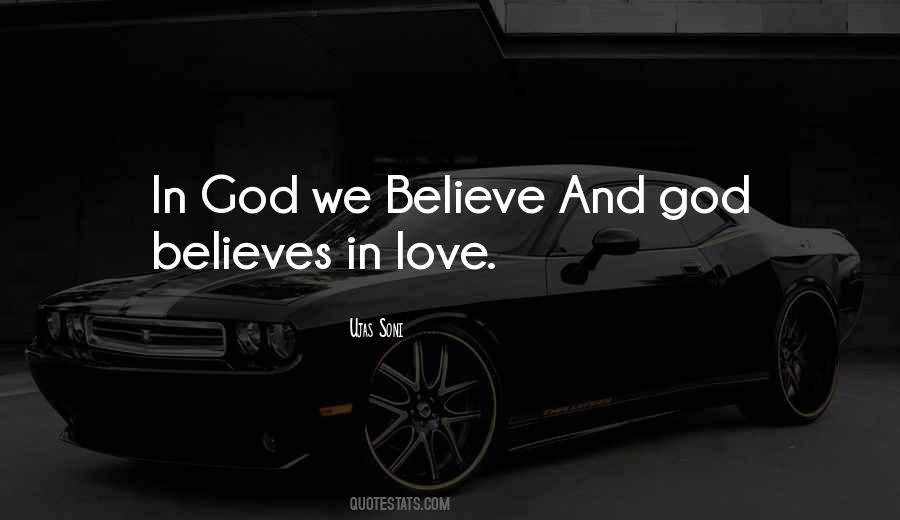 Believe Faith Love Quotes #70735