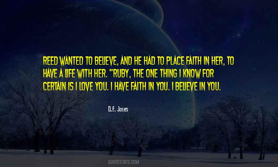 Believe Faith Love Quotes #732440