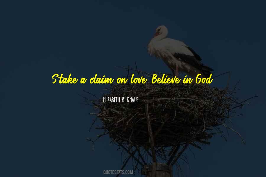 Believe Faith Love Quotes #84194