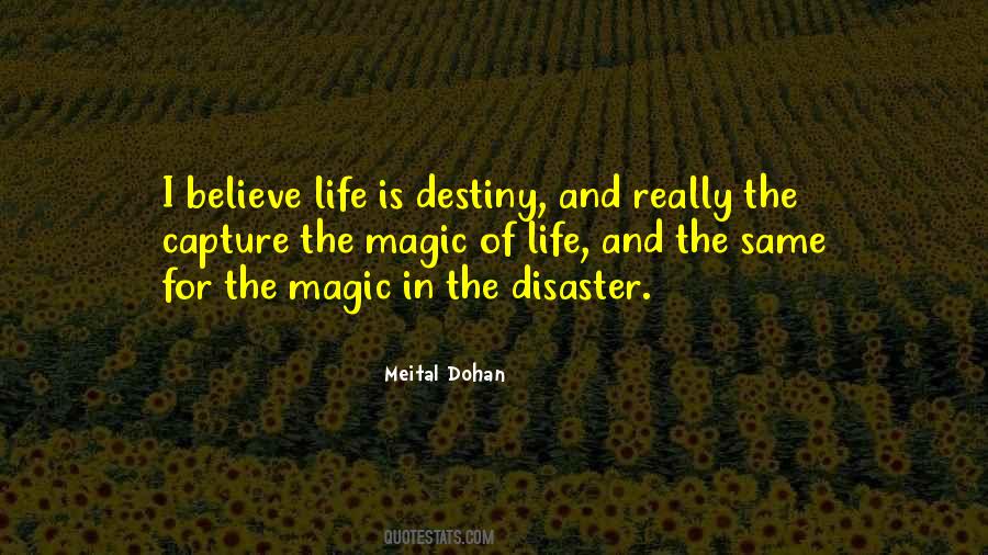 Believe In Destiny Quotes #86630