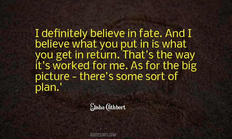 Believe In Fate Quotes #403716