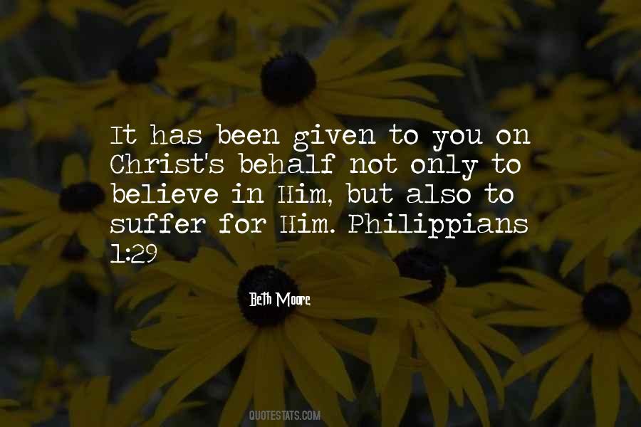 Believe In Him Quotes #247067