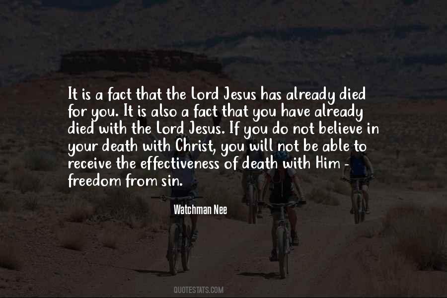 Believe In Jesus Christ Quotes #1453642