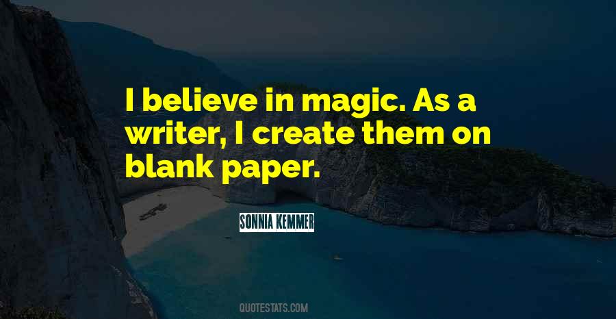 Believe In Magic Quotes #699329