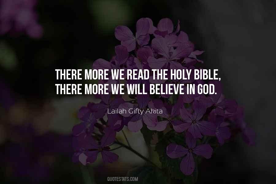 Believe In The Bible Quotes #311241