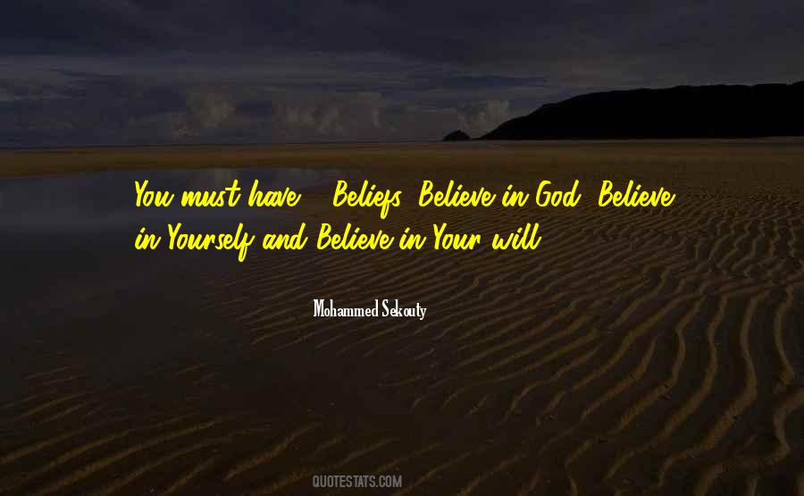 Believe In Yourself God Quotes #1170354