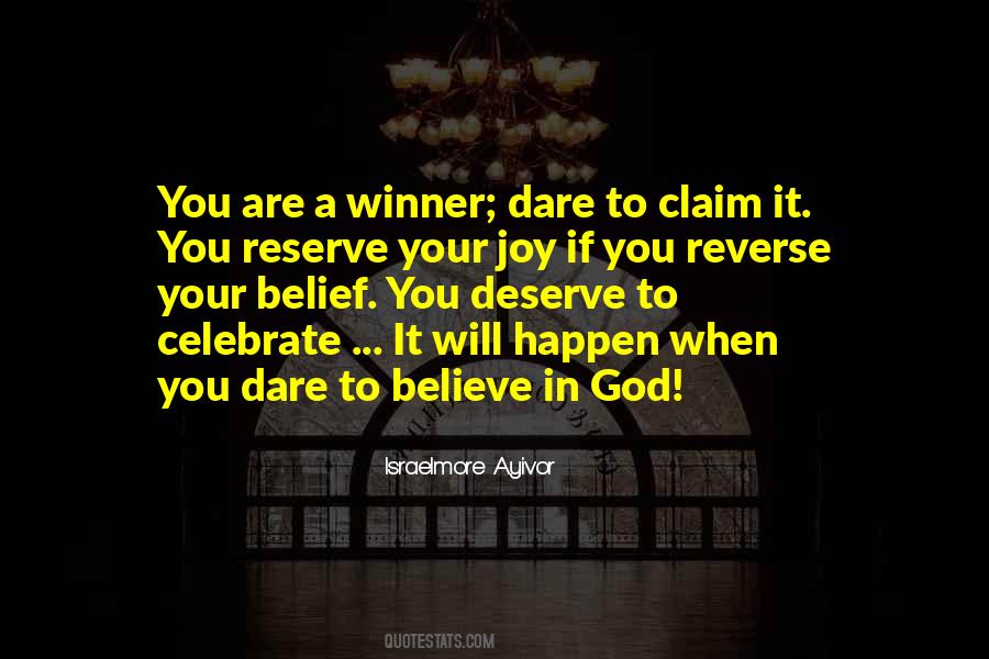 Believe It Will Happen Quotes #327302