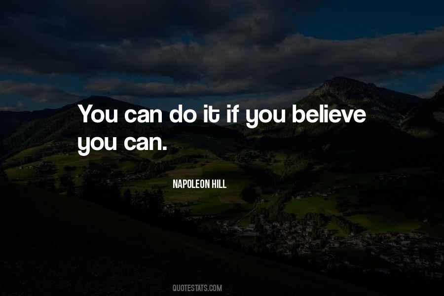 Believe You Can Do It Quotes #444837
