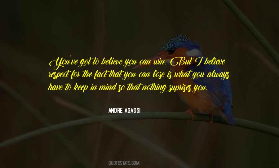 Believe You Can Win Quotes #505290