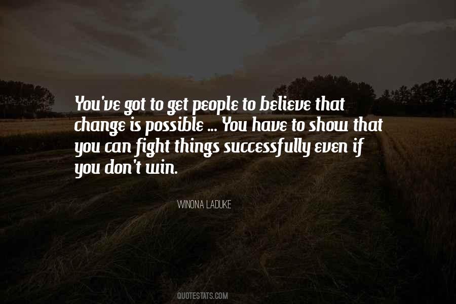 Believe You Can Win Quotes #843253