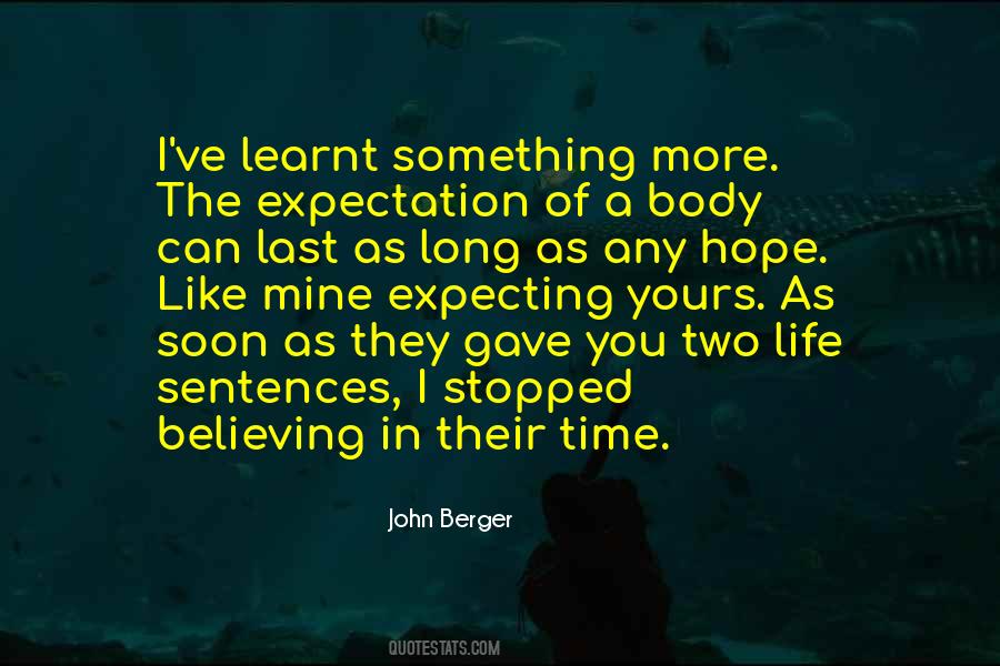 Believing In Hope Quotes #236391