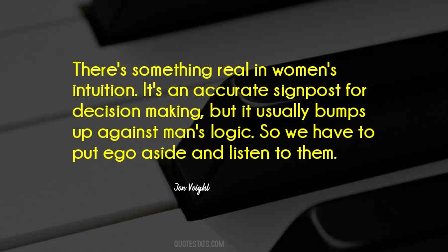 Intuition By Women Quotes #1731705