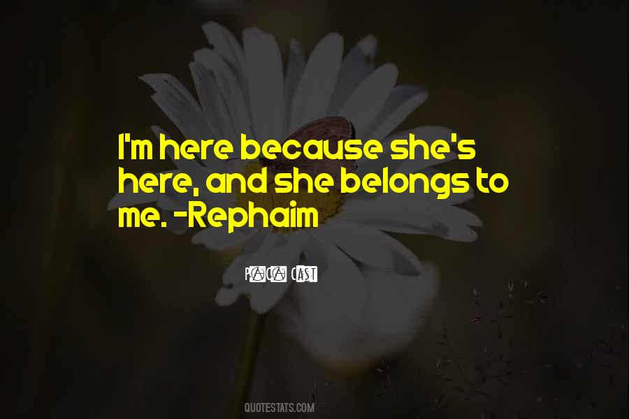 Belongs To Me Quotes #297761