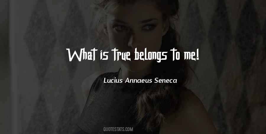 Belongs To Me Quotes #519772