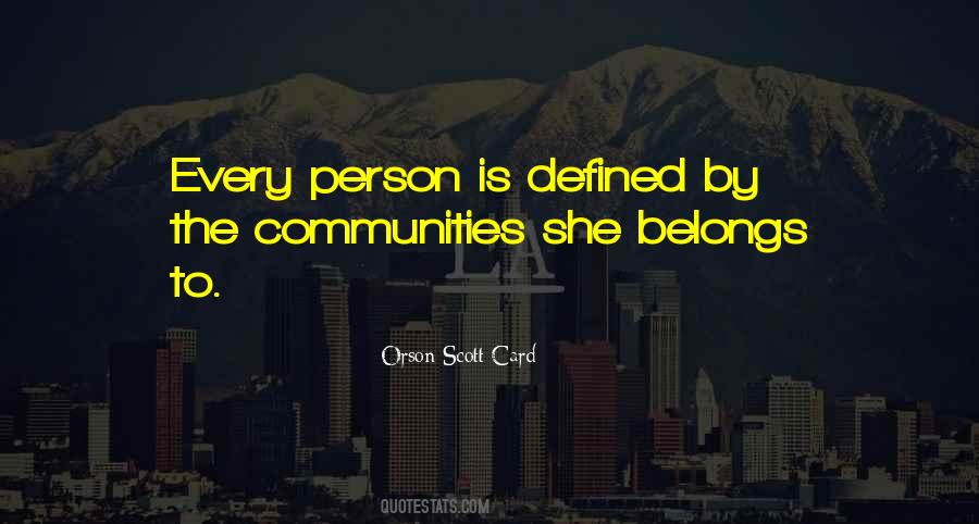 Belongs To Quotes #1737264