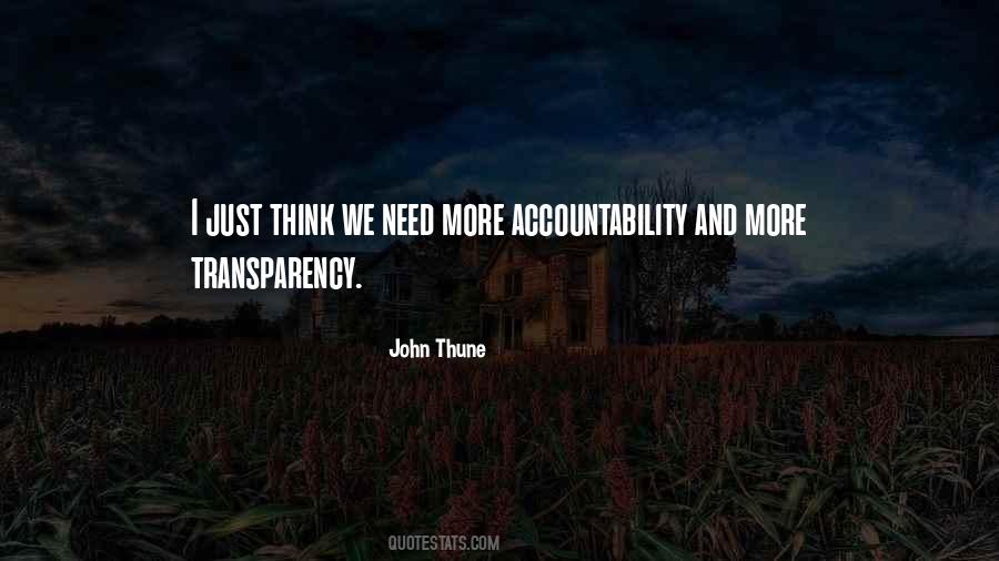 Accountability Transparency Quotes #1135271