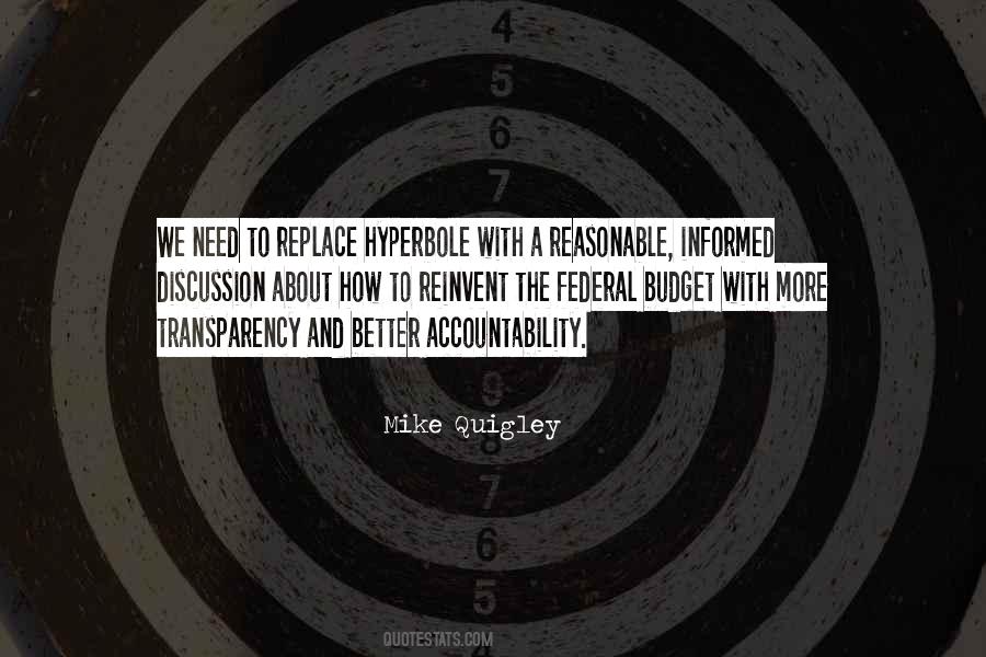 Accountability Transparency Quotes #1705109