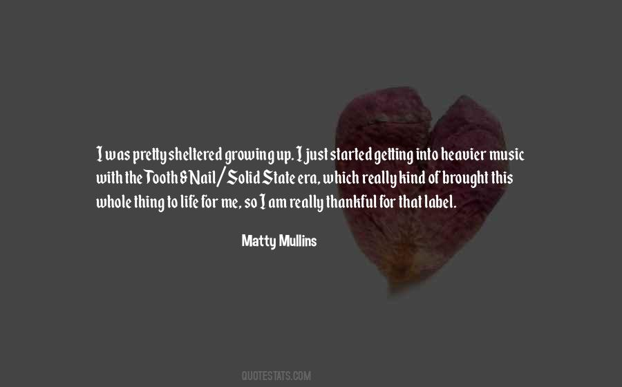 Quotes About Matty #585424