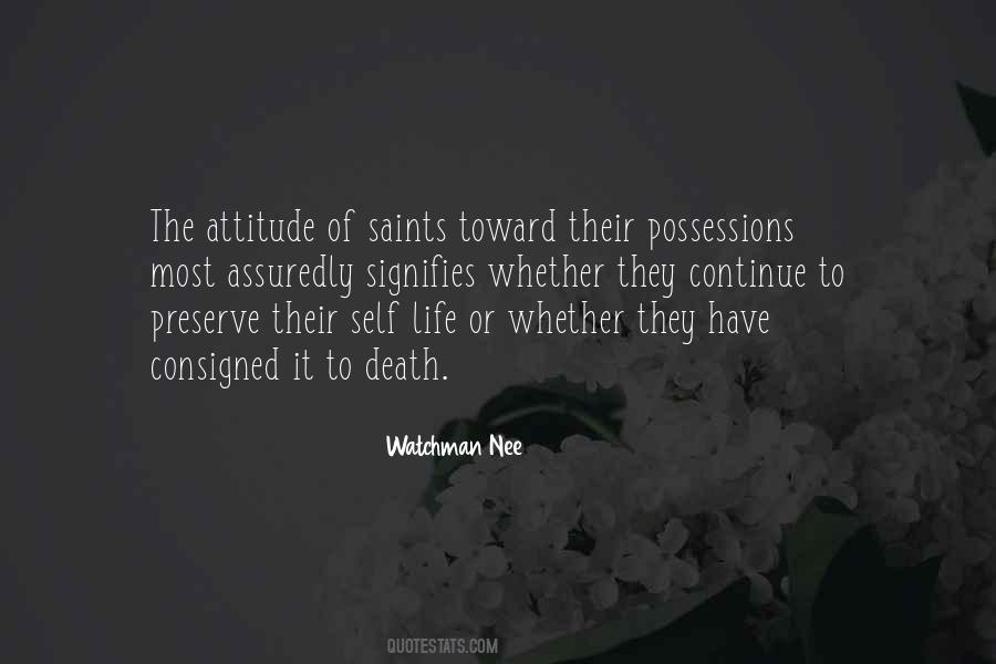 Attitude Toward Life Quotes #153390