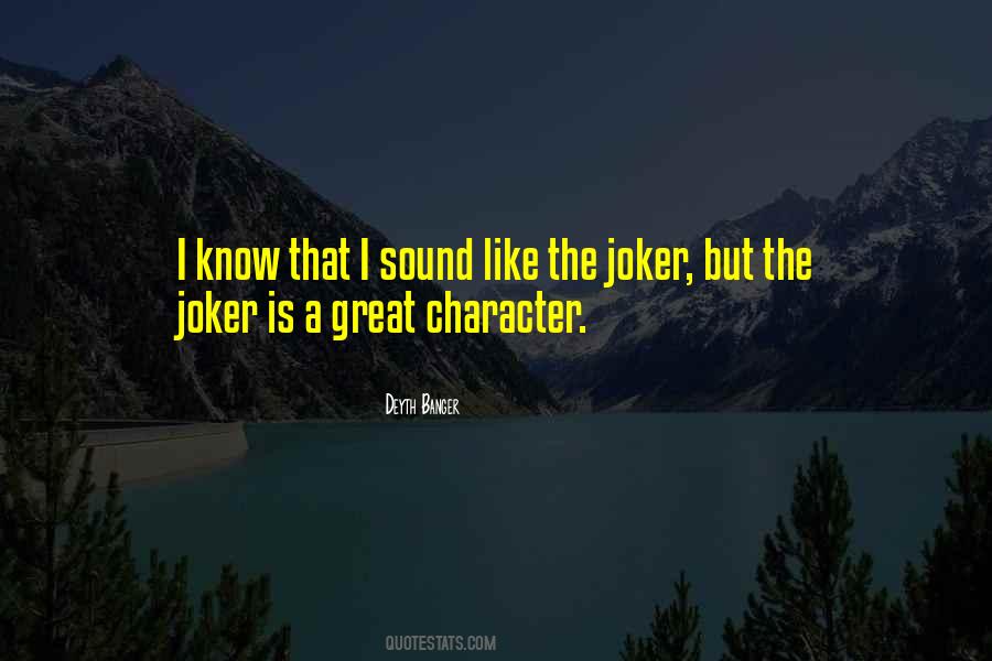 Joker One Quotes #697824