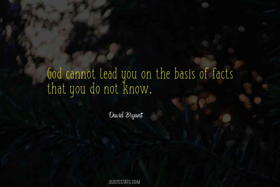 Know The Facts Quotes #103521