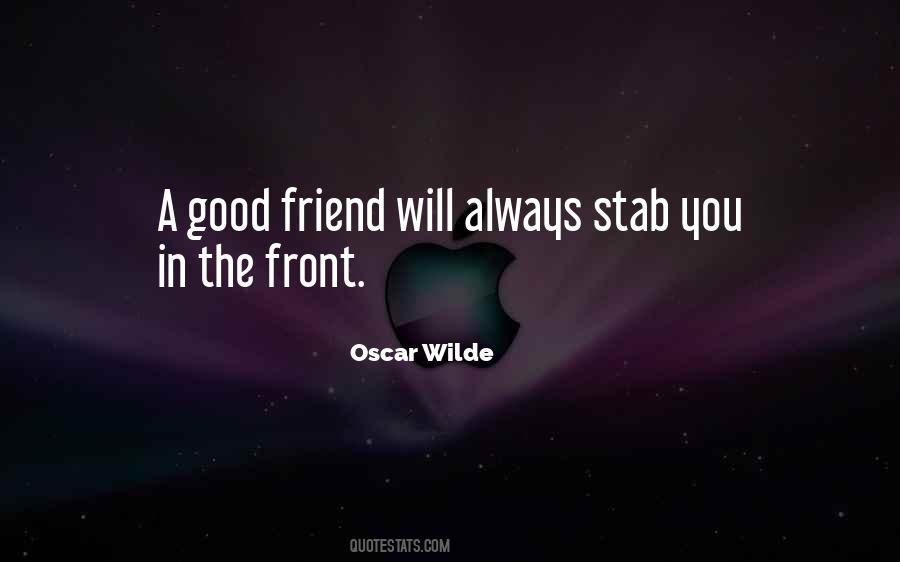 Stab In The Front Quotes #1297193