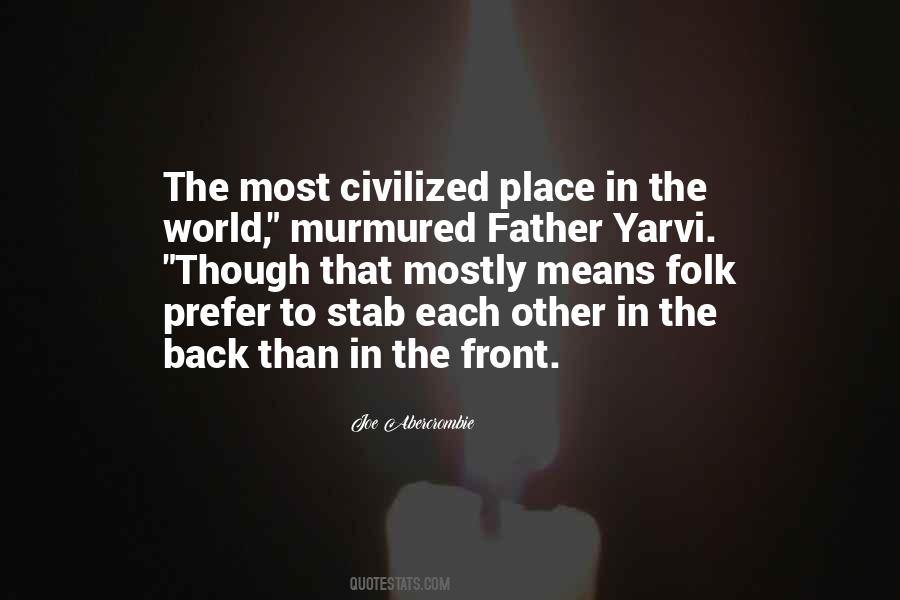 Stab In The Front Quotes #906027