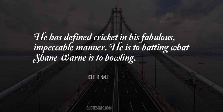 Benaud Quotes #717744