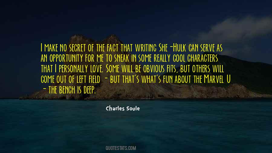 Bench Love Quotes #1166043