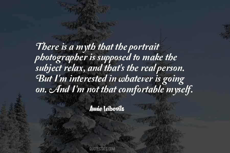 Leibovitz Portraits Quotes #923844