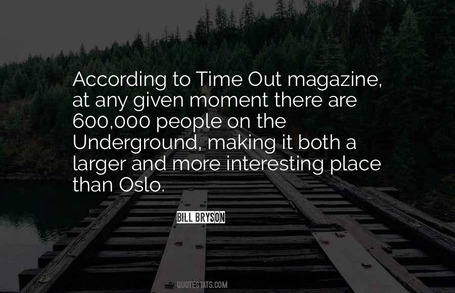 Quotes About The Underground #899709