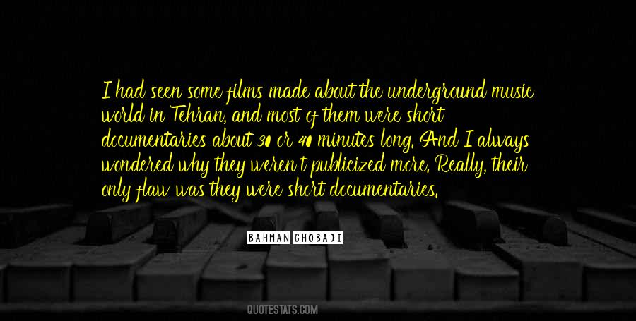 Quotes About The Underground #975676