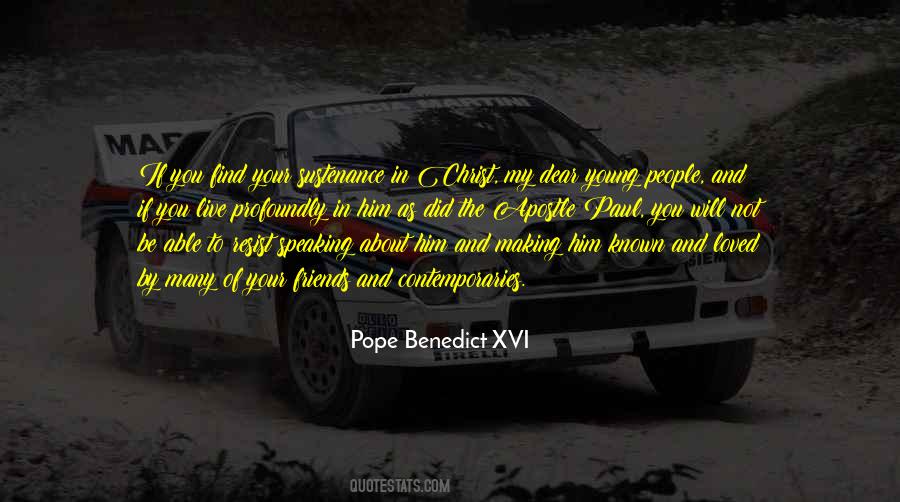 Benedict Xvi Quotes #39101