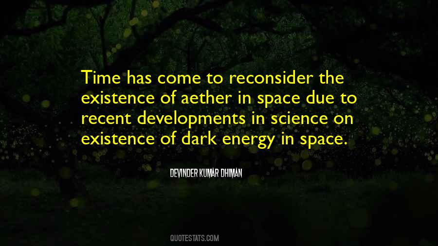 Dark Space Quotes #1197297