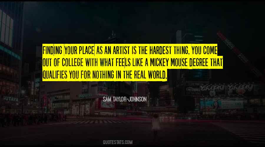 Real Artist Quotes #549723