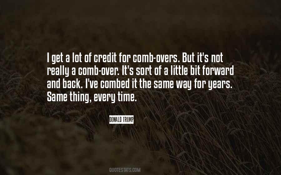 Combed Back Quotes #1162037